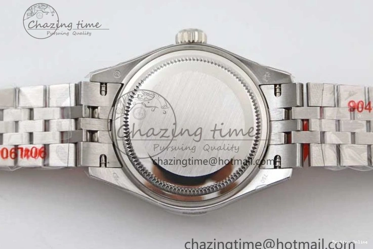 0403 ComfortFit Lady DateJust 28 SS TWF 1:1 Best Edition 904L Steel Pink Dial Roman Markers on President Bracelet NH 2183